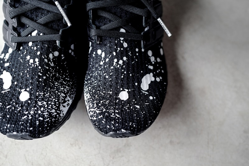 MADNESS adidas UltraBOOST 4.0 Closer Look Shawn Yue Black White Splatter Hong Kong Fashion