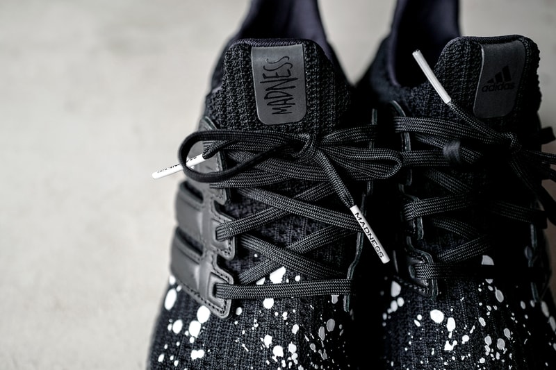 MADNESS adidas UltraBOOST 4.0 Closer Look Shawn Yue Black White Splatter Hong Kong Fashion