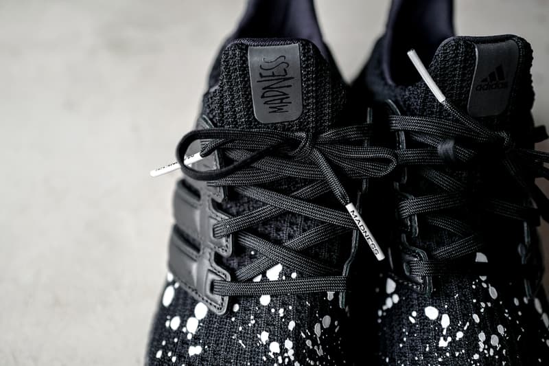 MADNESS adidas UltraBOOST 4.0 Closer Look Shawn Yue Black White Splatter Hong Kong Fashion