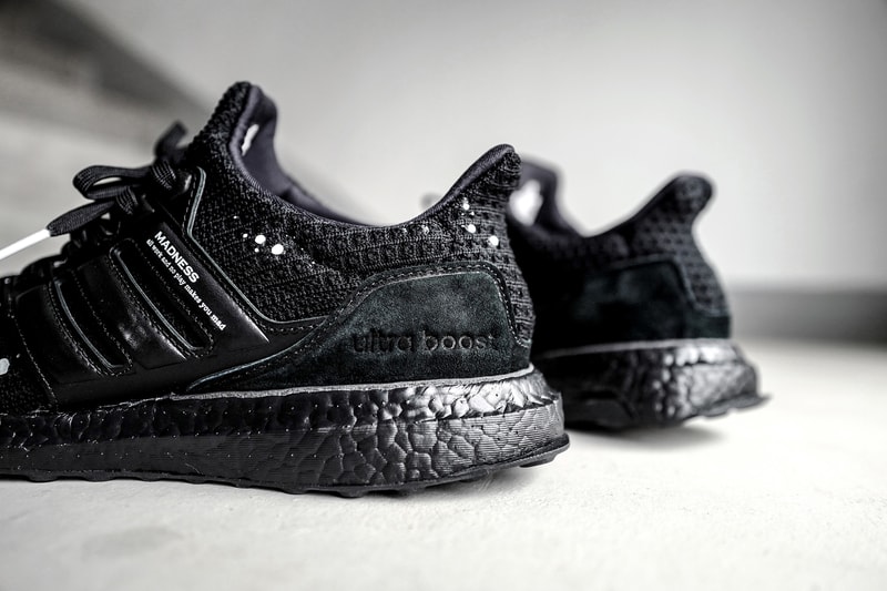 MADNESS adidas UltraBOOST 4.0 Closer Look Shawn Yue Black White Splatter Hong Kong Fashion