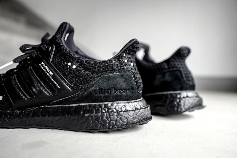 MADNESS adidas UltraBOOST 4.0 Closer Look Shawn Yue Black White Splatter Hong Kong Fashion