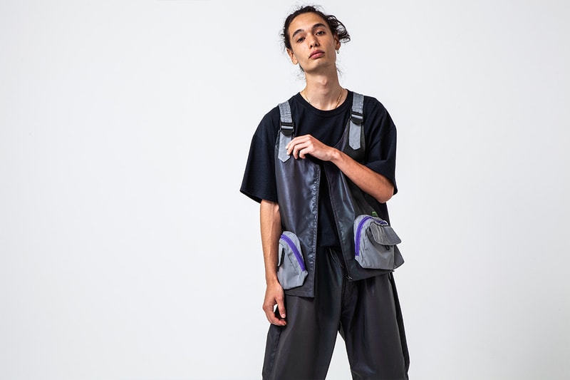 MAGIC STICK "N/A Not Applicable" SS19 Lookbook spring/summer 2019 workwear iridescent reflective jacket tracksuit tokyo japan phase 1 
