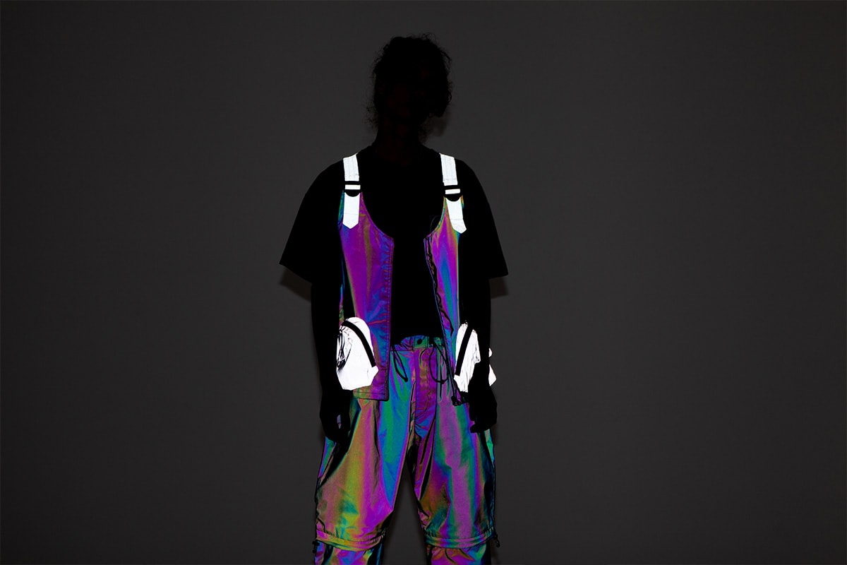 MAGIC STICK "N/A Not Applicable" SS19 Lookbook spring/summer 2019 workwear iridescent reflective jacket tracksuit tokyo japan phase 1 