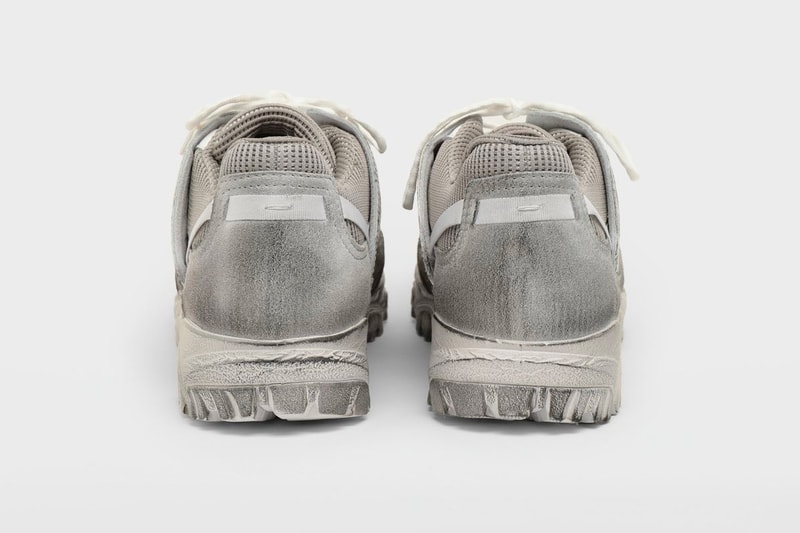Maison Margiela Security Dirty Treatment Sneaker Release calfskin suede mesh chunky rubber price 
