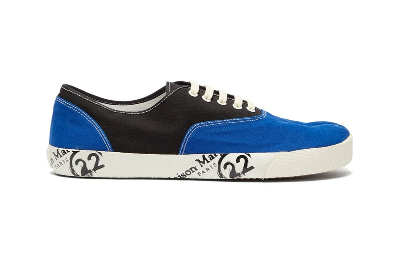 Maison Margiela Spring Summer 2019 Tabi Shoes footwear sneakers leather loafers printed canvas trainers split toe low top high top coated suede info release Date Boots