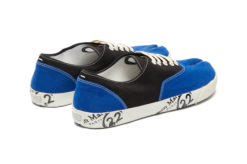 Maison Margiela Spring Summer 2019 Tabi Shoes footwear sneakers leather loafers printed canvas trainers split toe low top high top coated suede info release Date Boots