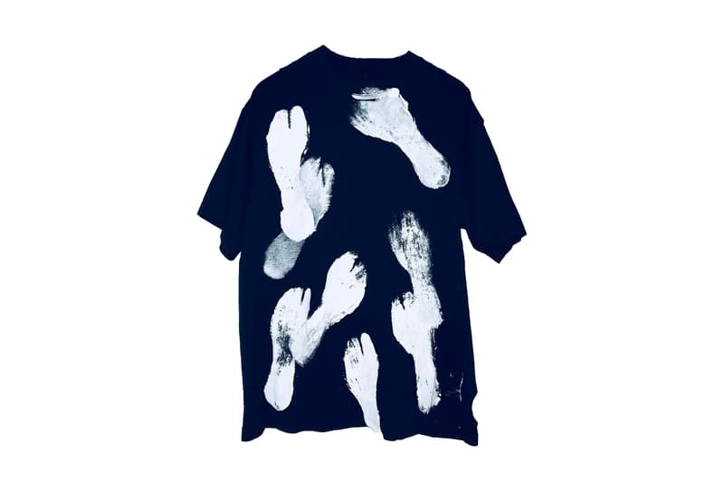 Martin Margiela IF NYC Tabi-Painted Shirt etsy