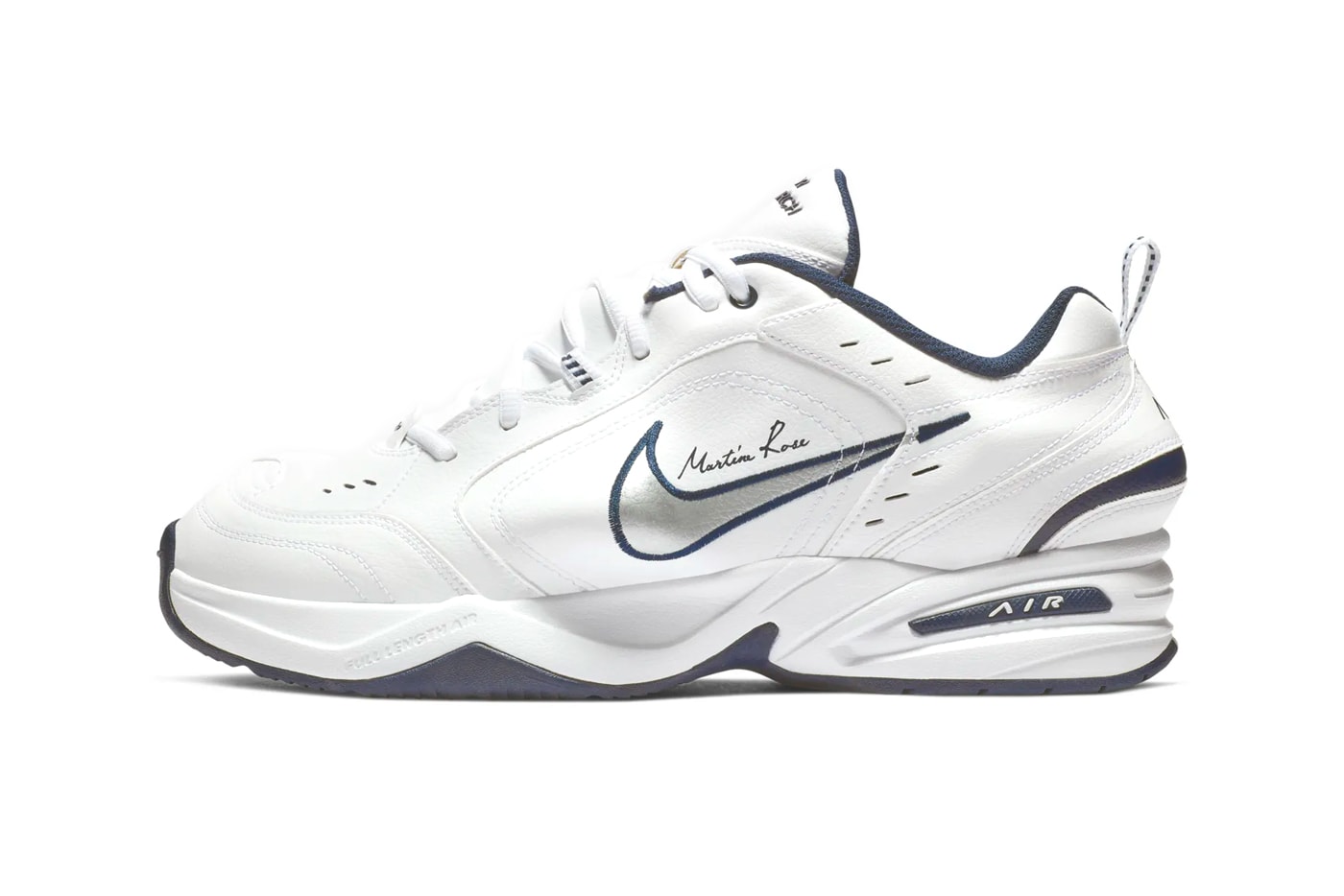 Martine Rose Nike Air Monarch IV Release Date Launch Black White Blue Pink Info Buy