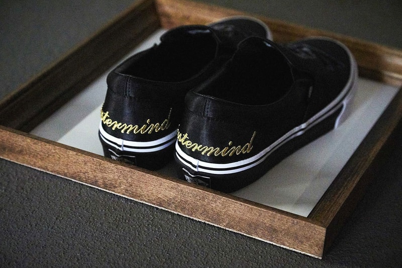 mastermind japan vans slip on collaboration sneaker shoe california dept japan january 6 9 2019 release date info drop buy off the wall