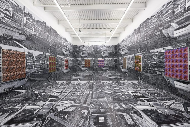 mathew zefeldt customizable realities the hole nyc exhibition artworks paintings immersive installations 