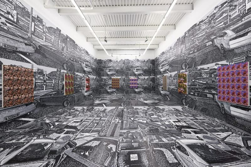 mathew zefeldt customizable realities the hole nyc exhibition artworks paintings immersive installations