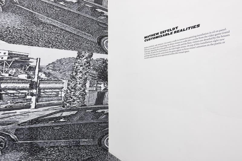 mathew zefeldt customizable realities the hole nyc exhibition artworks paintings immersive installations