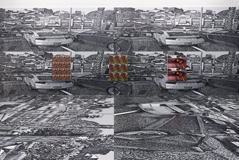 mathew zefeldt customizable realities the hole nyc exhibition artworks paintings immersive installations 