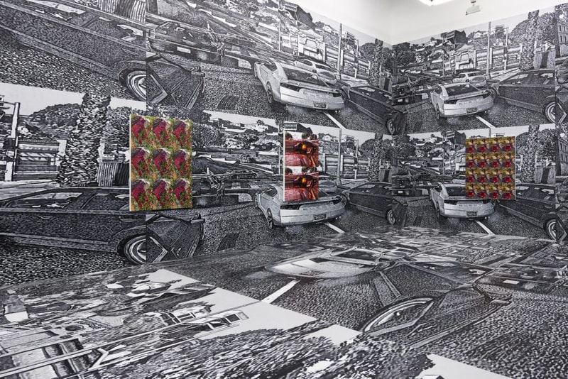mathew zefeldt customizable realities the hole nyc exhibition artworks paintings immersive installations 