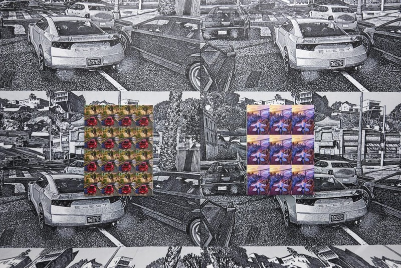 mathew zefeldt customizable realities the hole nyc exhibition artworks paintings immersive installations 