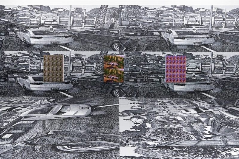 mathew zefeldt customizable realities the hole nyc exhibition artworks paintings immersive installations 