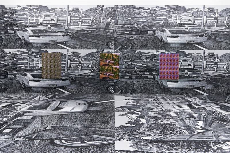 mathew zefeldt customizable realities the hole nyc exhibition artworks paintings immersive installations