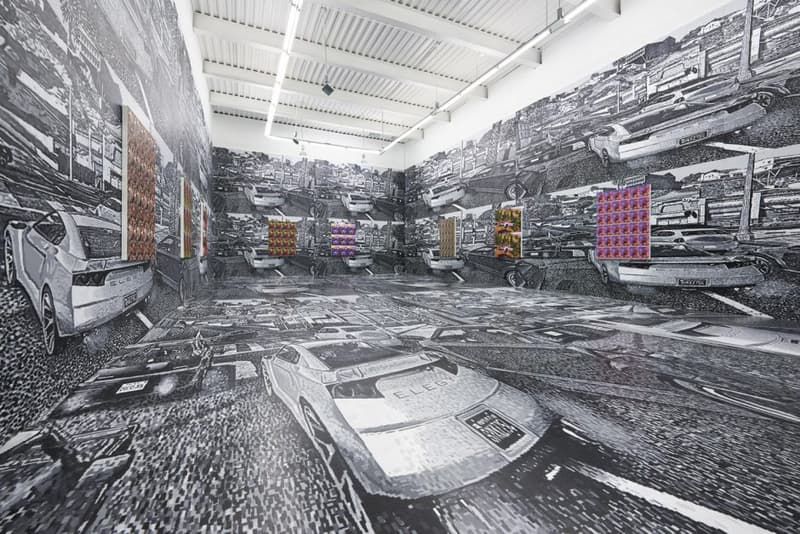 mathew zefeldt customizable realities the hole nyc exhibition artworks paintings immersive installations