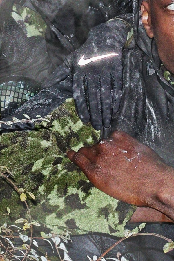 Matthew M. Williams Nike Second Collection Lookbook military camo sneakers shoes hat jacket shirt gloves pants