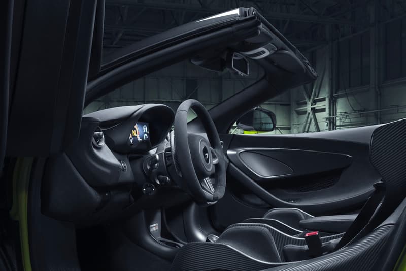 McLaren 600LT Spider First Look Green Black 2019 convertible supercar Release Info Date launch order