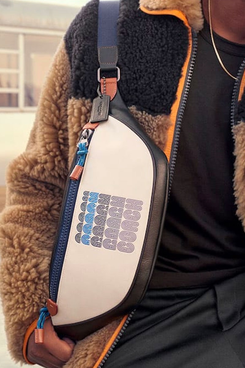 Michael B. Jordan Fronts New Coach Ads black panther leather goods fanny packs backpacks