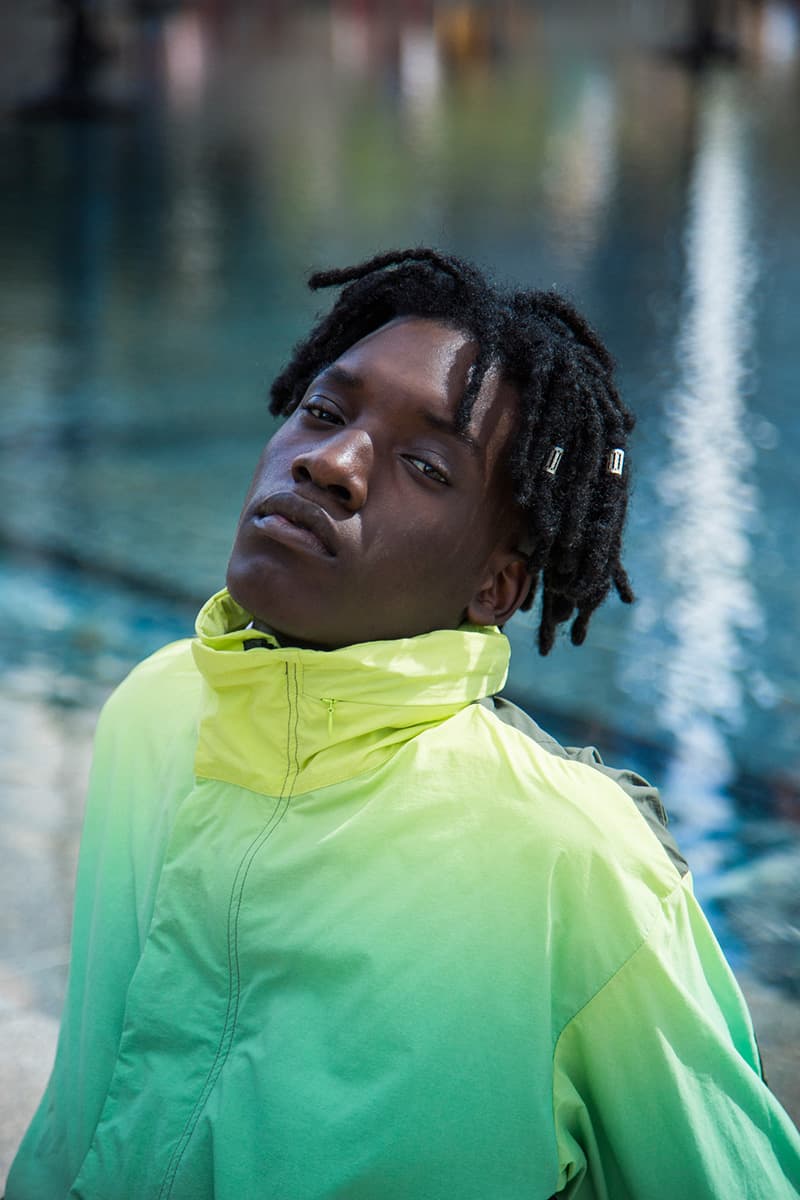 MINOTAUR Spring/Summer 2019 Lookbook gradient jackets army wrinkles ventilation coat coveral menswear collection ss19 fly knit polo dc-t flyknit m51