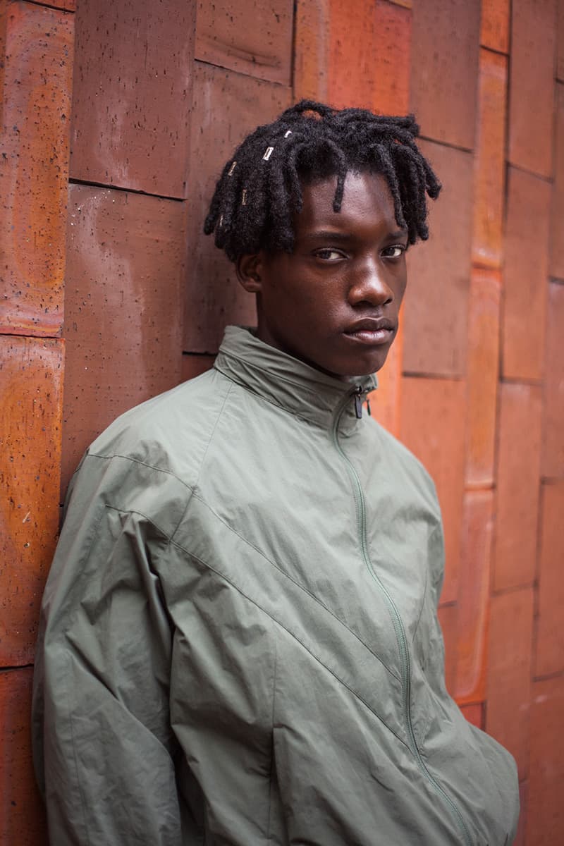 MINOTAUR Spring/Summer 2019 Lookbook gradient jackets army wrinkles ventilation coat coveral menswear collection ss19 fly knit polo dc-t flyknit m51 