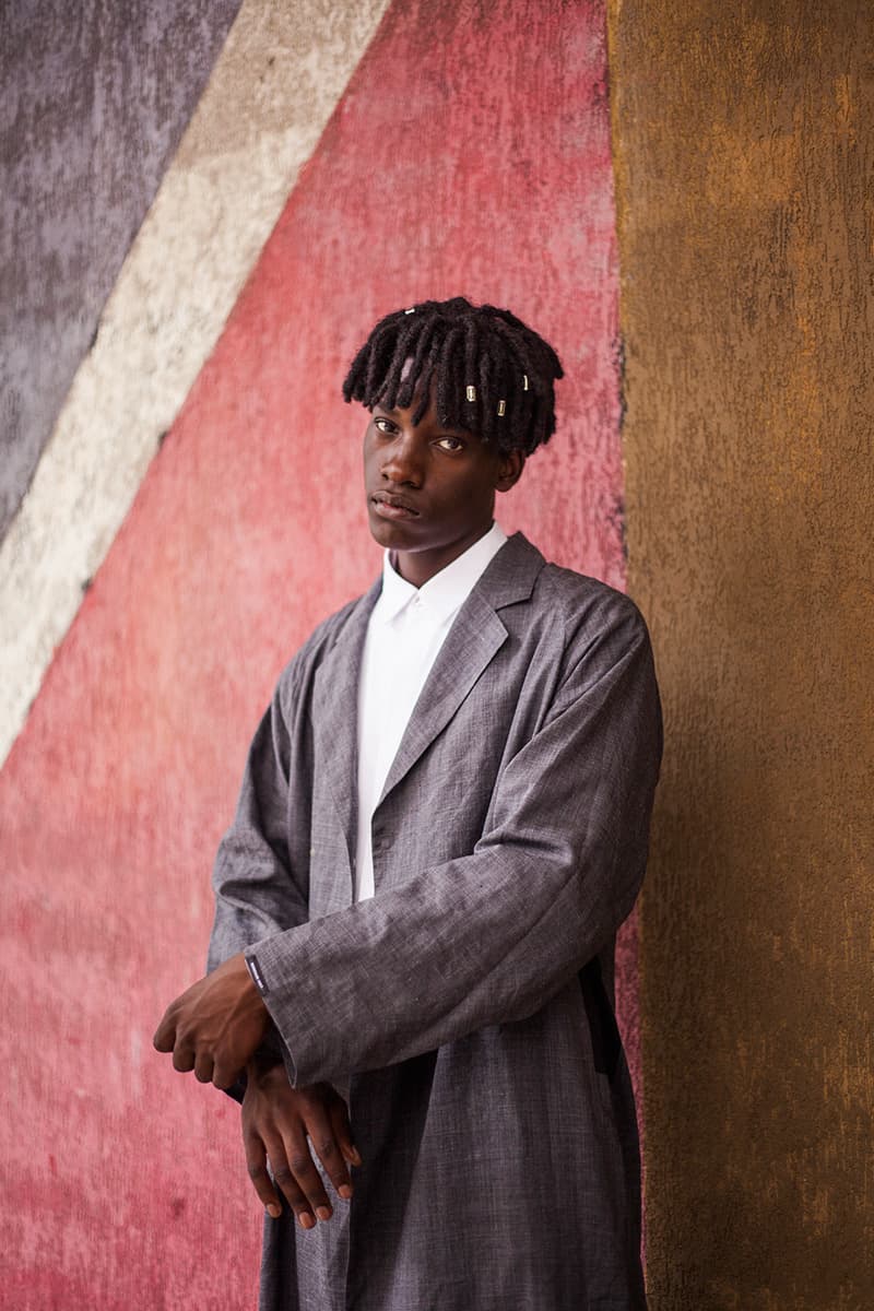 MINOTAUR Spring/Summer 2019 Lookbook gradient jackets army wrinkles ventilation coat coveral menswear collection ss19 fly knit polo dc-t flyknit m51