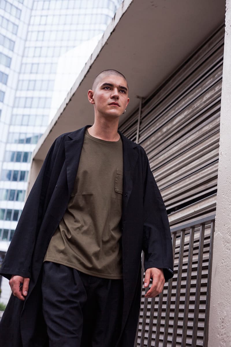 MINOTAUR Spring/Summer 2019 Lookbook gradient jackets army wrinkles ventilation coat coveral menswear collection ss19 fly knit polo dc-t flyknit m51 