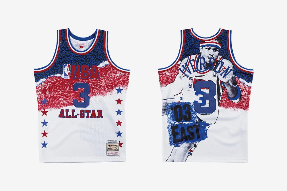 Mitchell & Ness NBA All-Star Pack basketball jerseys swingman jerseys iverson