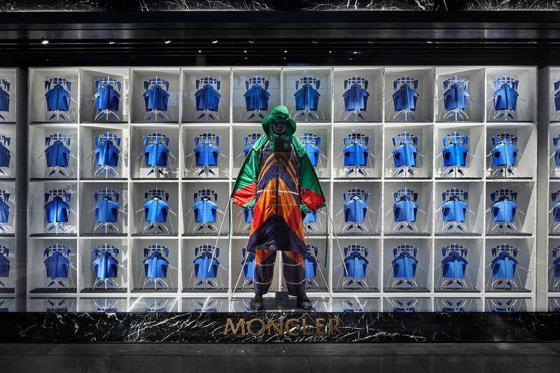 Moncler Singapore Marina Bay Sands Inside Look retail store closer The Shoppes Asia  shopping retail 