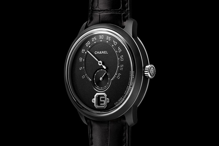 Chanel Unveils an All-Black Take on Its Monsieur de CHANEL Watch