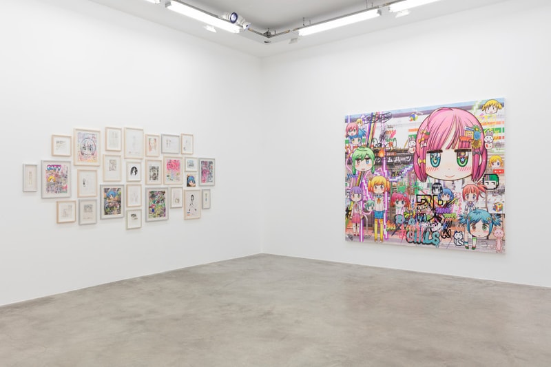 galerie perrotin mr melancholy walk around the town exhibition recap paintings 