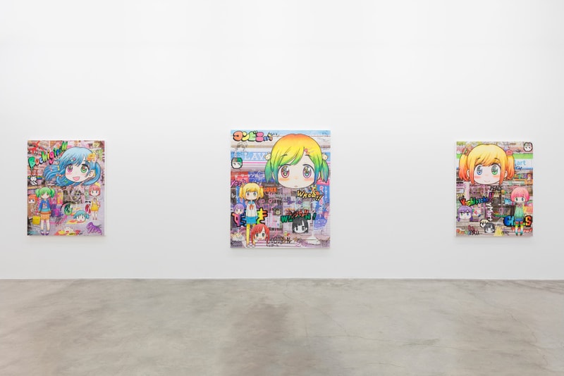 galerie perrotin mr melancholy walk around the town exhibition recap paintings 