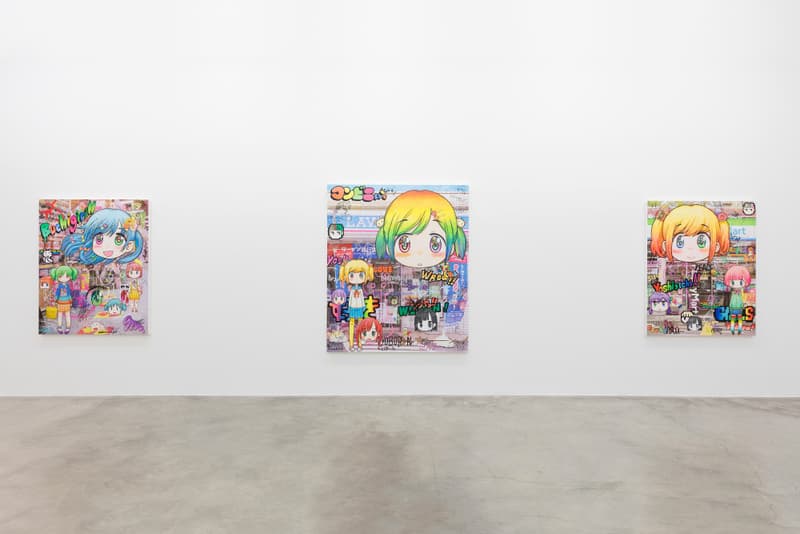 galerie perrotin mr melancholy walk around the town exhibition recap paintings
