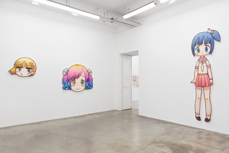 galerie perrotin mr melancholy walk around the town exhibition recap paintings 