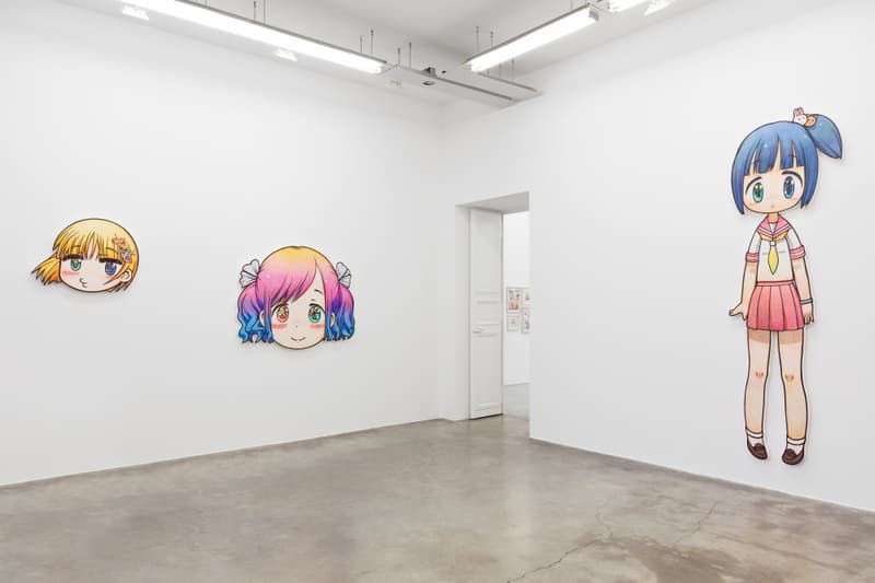 galerie perrotin mr melancholy walk around the town exhibition recap paintings