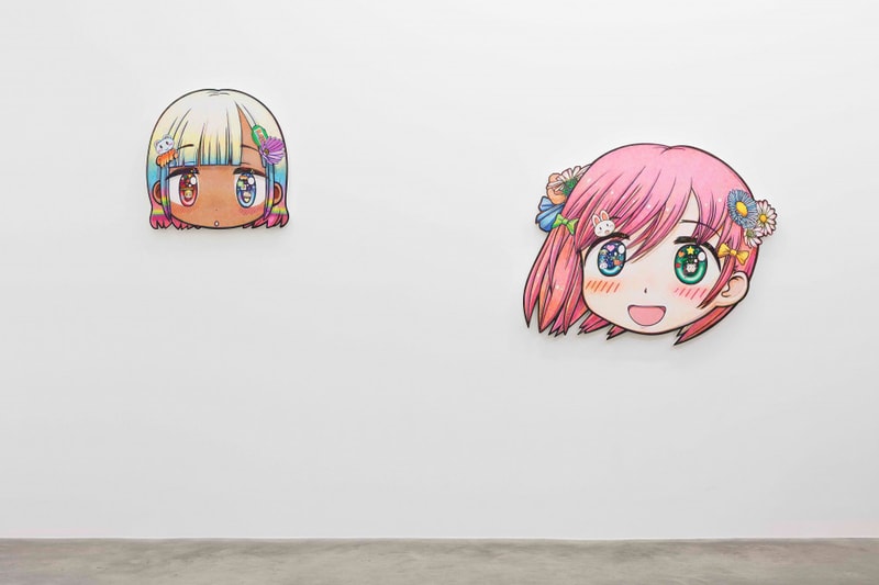 galerie perrotin mr melancholy walk around the town exhibition recap paintings 