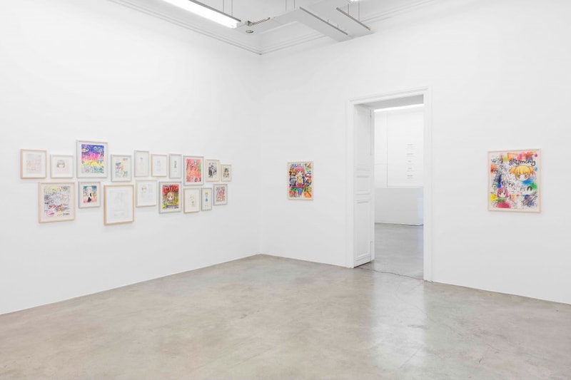 galerie perrotin mr melancholy walk around the town exhibition recap paintings 
