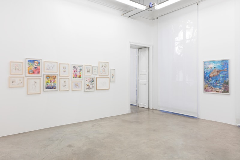 galerie perrotin mr melancholy walk around the town exhibition recap paintings 