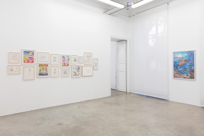 galerie perrotin mr melancholy walk around the town exhibition recap paintings