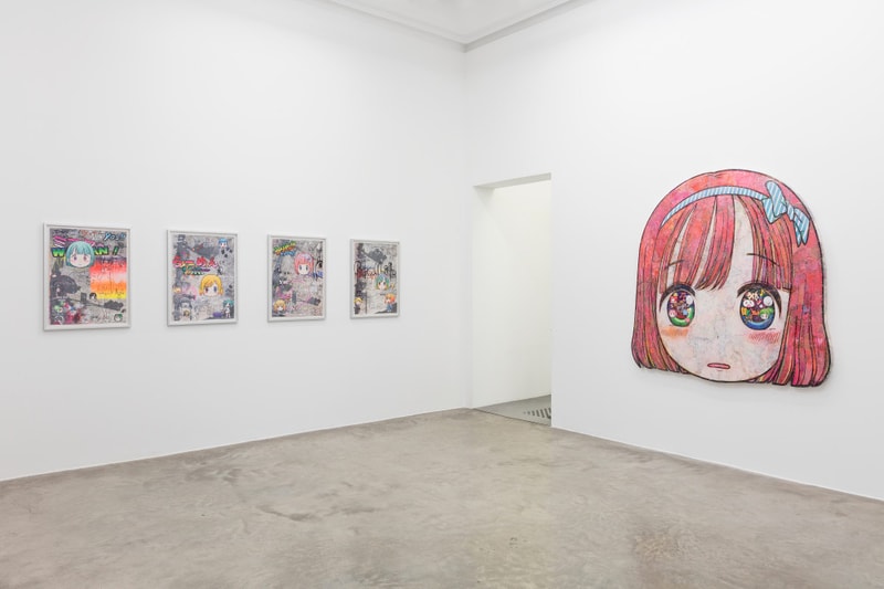 galerie perrotin mr melancholy walk around the town exhibition recap paintings 