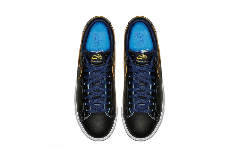 nba nike sb warriors blue yellow black white 2019 january footwear golden state warriors