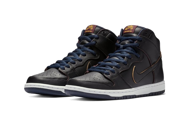 nba nike sb dunk high cleveland cavaliers 2019 january footwear black college navy team red 