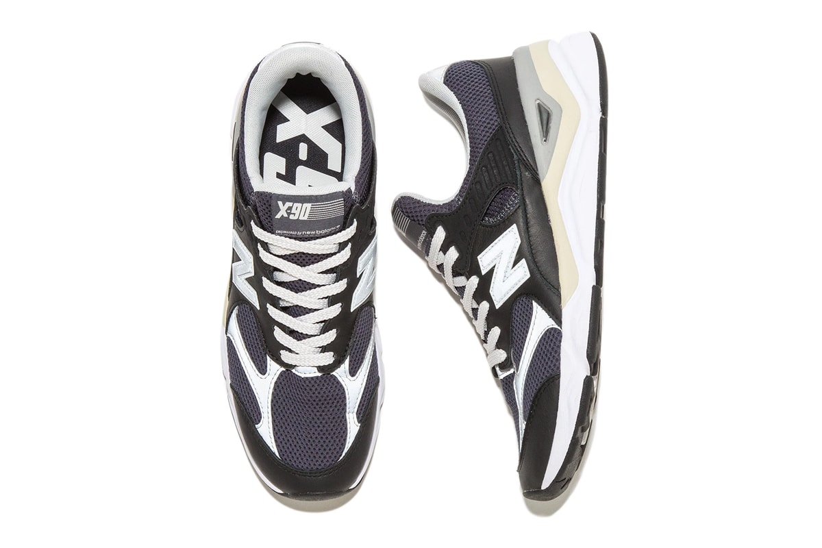 BEAUTY & YOUTH x New Balance X-90 Release Info pricing stockist navy gray 3m detailing collaboration sneaker trainer 