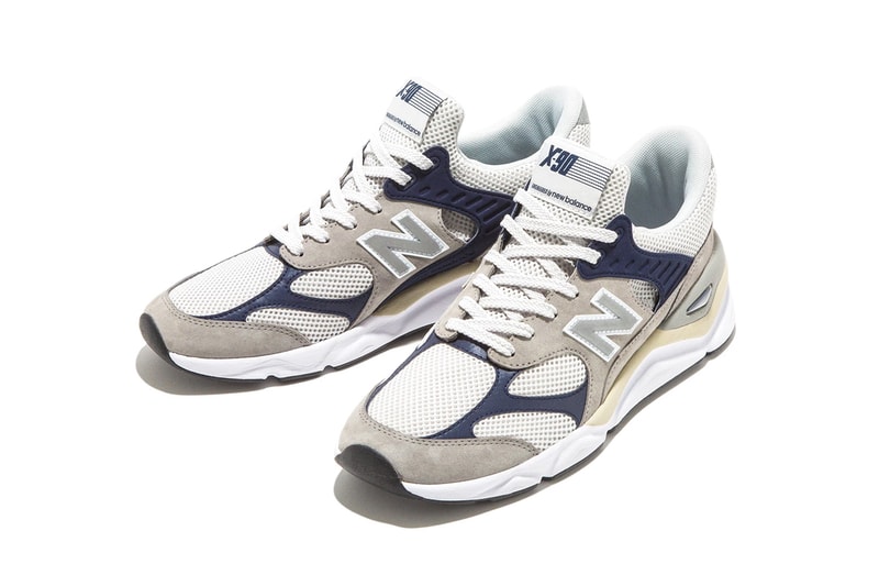 BEAUTY & YOUTH x New Balance X-90 Release Info pricing stockist navy gray 3m detailing collaboration sneaker trainer 