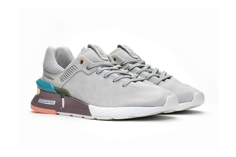 New Balance 997 MS 2019 Chunky Sneaker Sole Tonal Minimalist Leather Suede Colorblock Trainer SS19