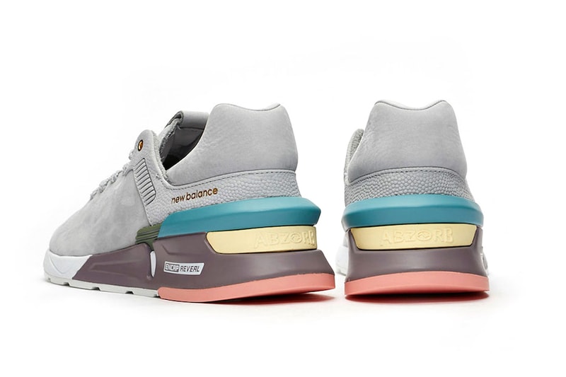 New Balance 997 MS 2019 Chunky Sneaker Sole Tonal Minimalist Leather Suede Colorblock Trainer SS19