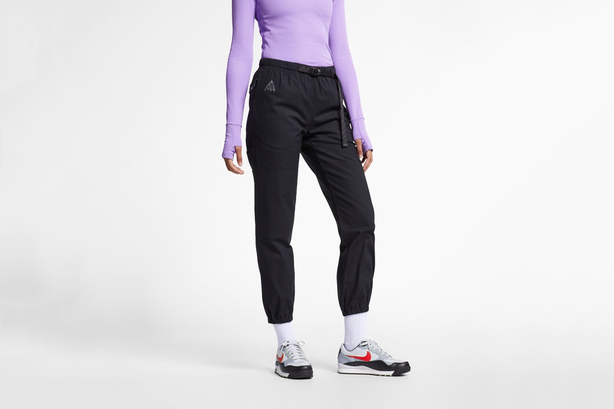 Nike ACG Spring 2019 Collection Lookbook Dri-FIT GORE-TEX Fleece Anorak Jacket purple green burgundy cap pants All Conditions Gear