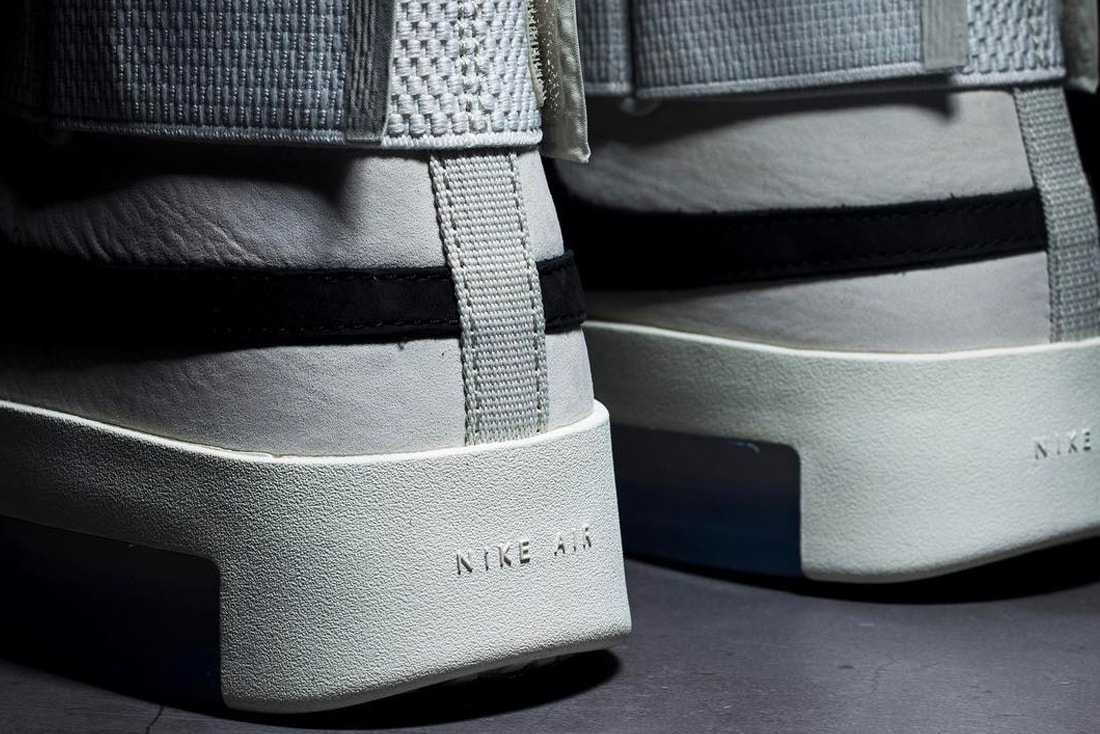 Nike Air Fear of God 180 Light Bone First Look Jerry Lorenzo Straps moccasin White Release Info Date